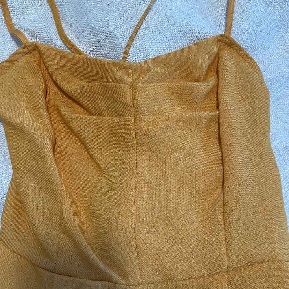Moon River Yellow Jumpsuit Chic and Versatile